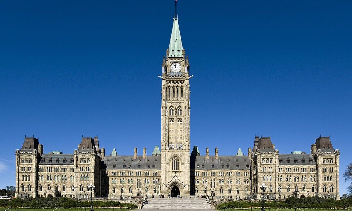 Centre Block on Parliament Hill in Ottawa Canada